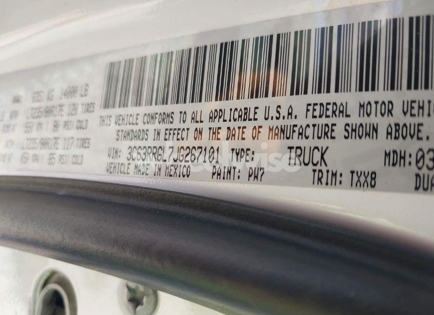 Photo 8 of 2018 Ram 3500 (VIN 3C63RRGL7JG267101)