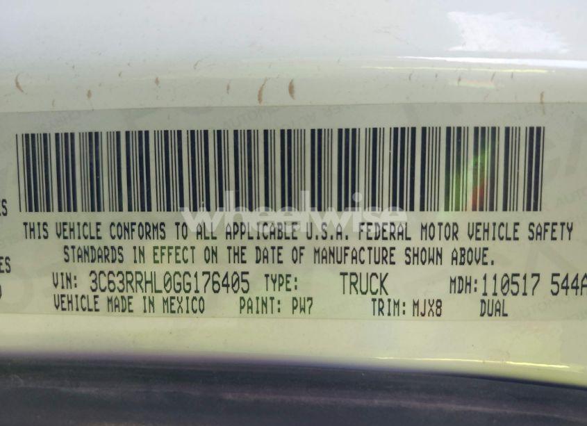 Photo 9 of 2016 Ram 3500 BIG HORN (VIN 3C63RRHL0GG176405)