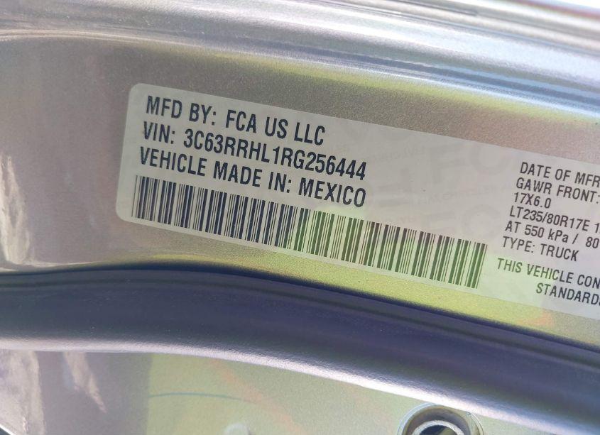Photo 8 of 2024 Ram 3500 BIG HORN 4X4 8' BOX (VIN 3C63RRHL1RG256444)