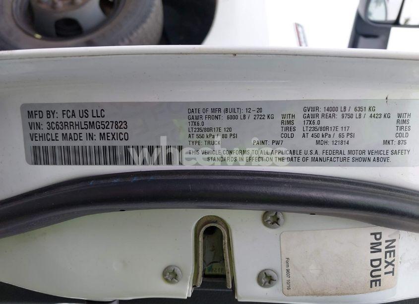 Photo 9 of 2021 Ram 3500 N/A (VIN 3C63RRHL5MG527823)