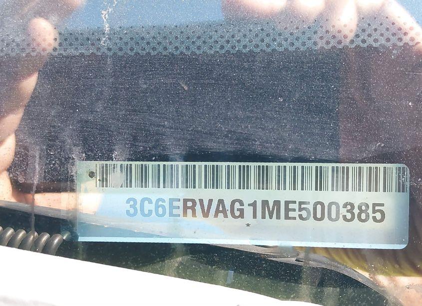 Photo 9 of 2021 Ram Promaster 1500 LOW ROOF 136 WB (VIN 3C6ERVAG1ME500385)
