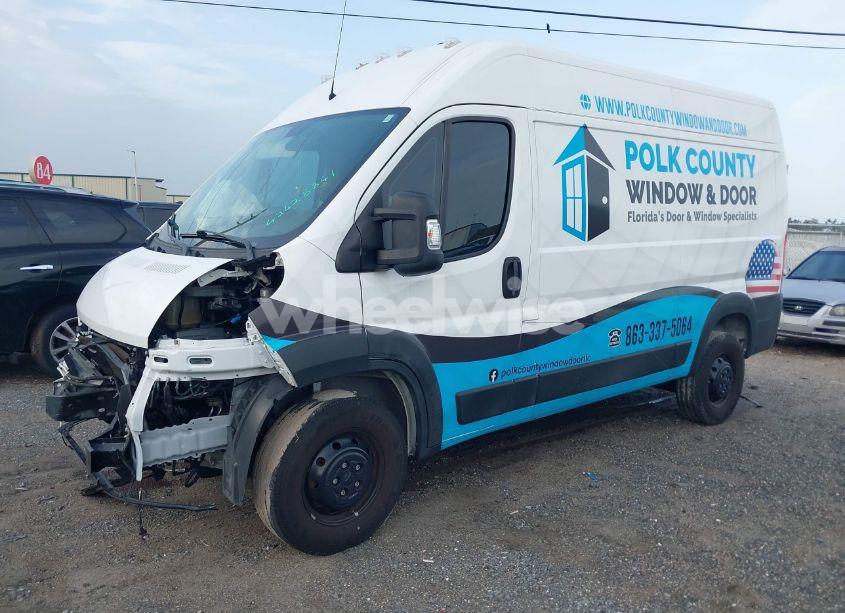 Photo 2 of 2021 Ram Promaster 1500 HIGH ROOF 136 WB (VIN 3C6ERVBG7ME506223)