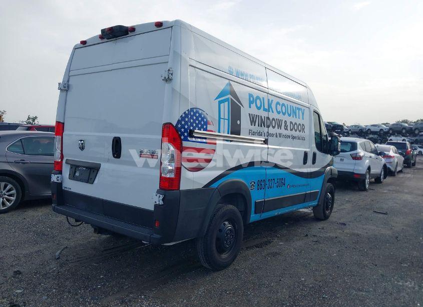 Photo 4 of 2021 Ram Promaster 1500 HIGH ROOF 136 WB (VIN 3C6ERVBG7ME506223)