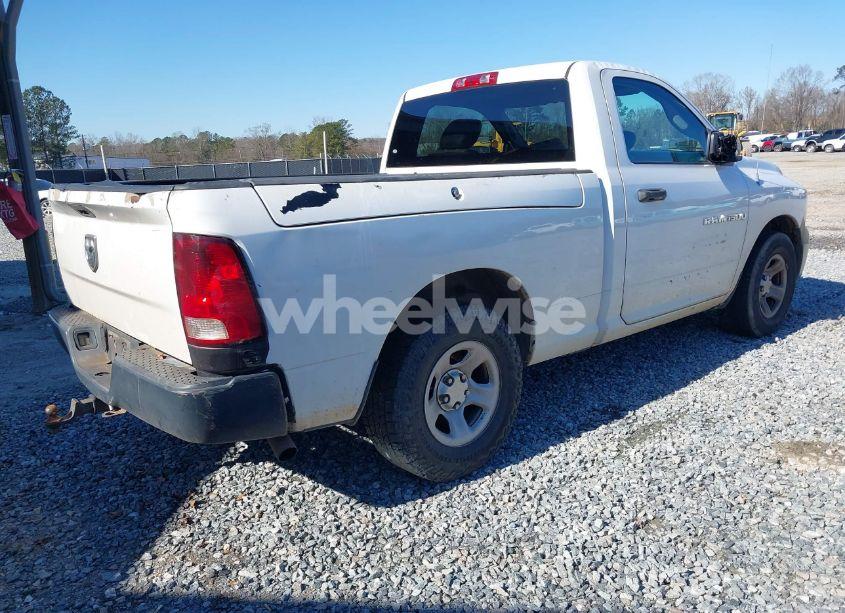 Photo 4 of 2012 Ram 1500 ST (VIN 3C6JD6AP0CG201332)