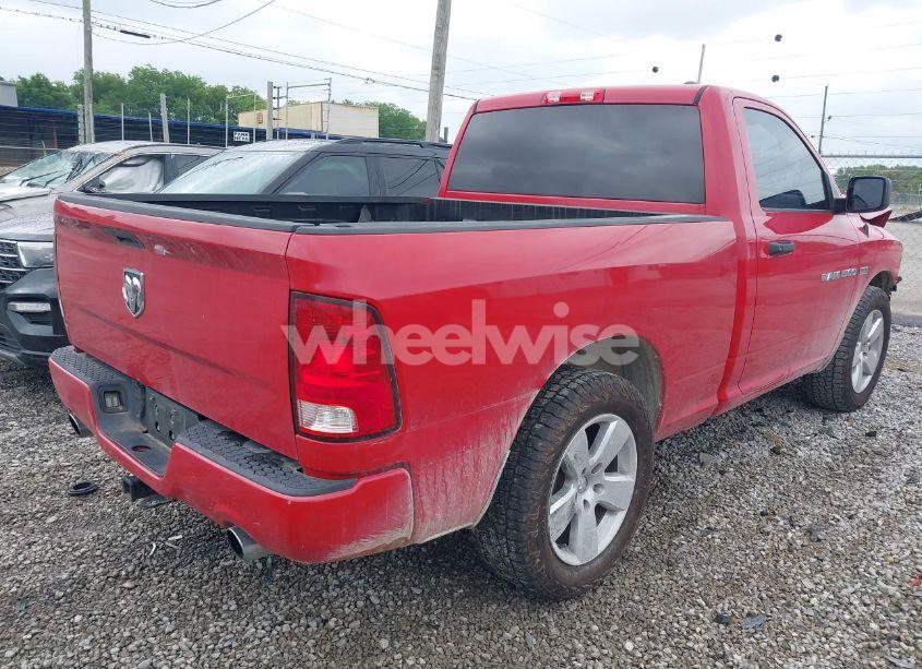 Photo 4 of 2012 Ram 1500 ST (VIN 3C6JD6AT4CG117768)