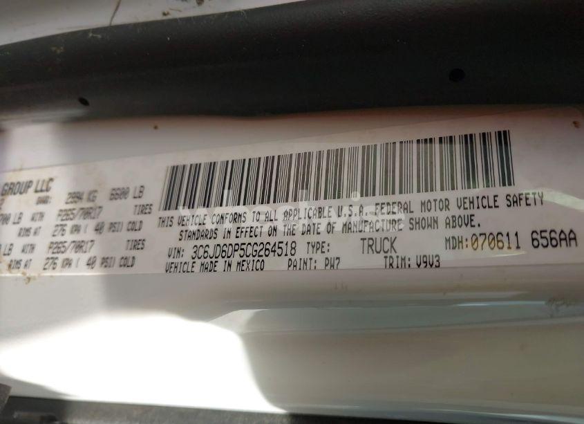 Photo 9 of 2012 Ram 1500 ST (VIN 3C6JD6DP5CG264518)