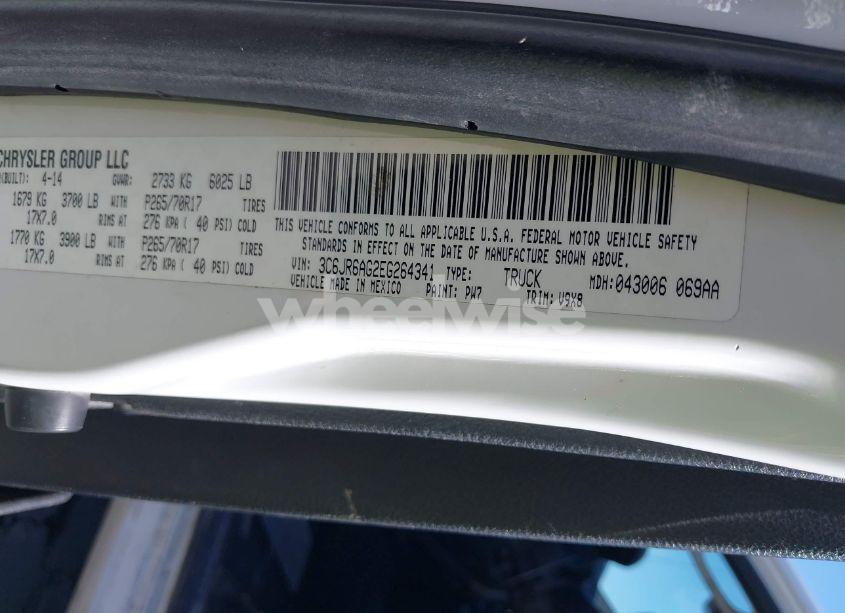 Photo 9 of 2014 Ram 1500 ST (VIN 3C6JR6AG2EG264341)