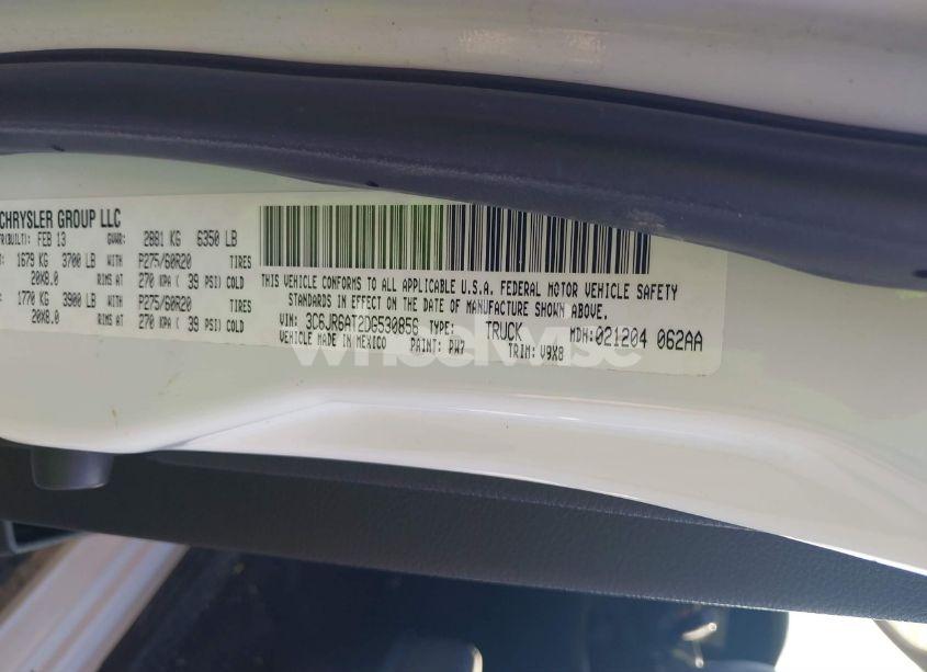 Photo 9 of 2013 Ram 1500 EXPRESS (VIN 3C6JR6AT2DG530856)