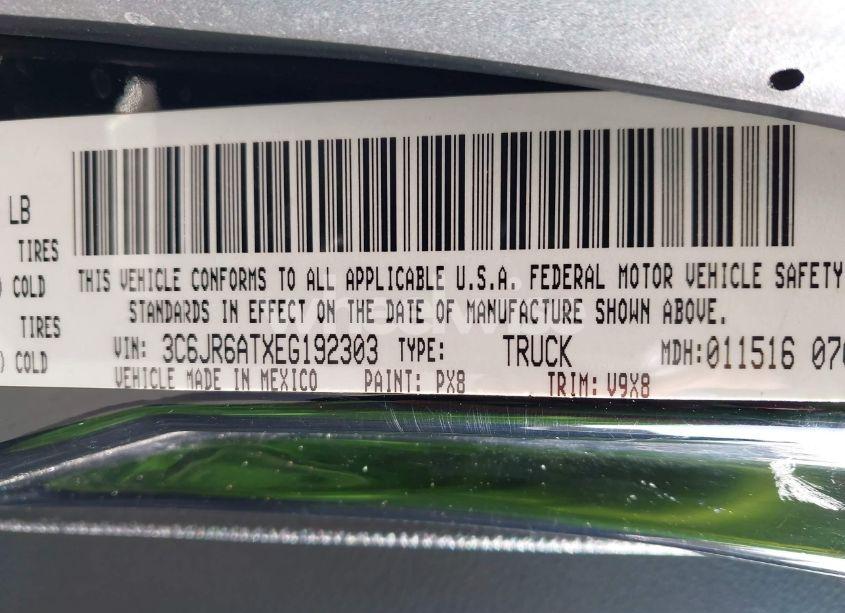 Photo 9 of 2014 Ram 1500 EXPRESS (VIN 3C6JR6ATXEG192303)