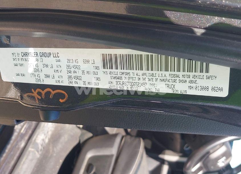 Photo 9 of 2013 Ram 1500 R/T (VIN 3C6JR6CT3DG521497)