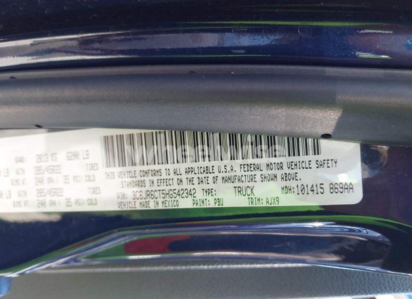 Photo 9 of 2017 Ram 1500 SPORT 4X2 6'4 BOX (VIN 3C6JR6CT5HG542342)