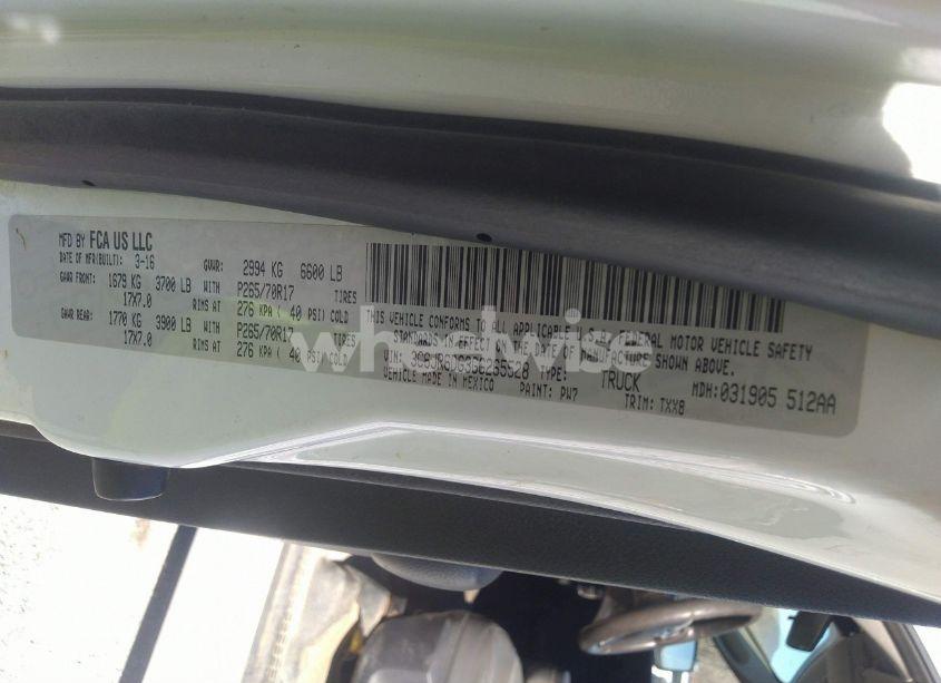 Photo 9 of 2016 Ram 1500 TRADESMAN (VIN 3C6JR6DG3GG265528)