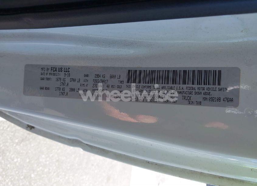 Photo 9 of 2019 Ram 1500 CLASSIC TRADESMAN 4X2 8' BOX (VIN 3C6JR6DT0KG504264)