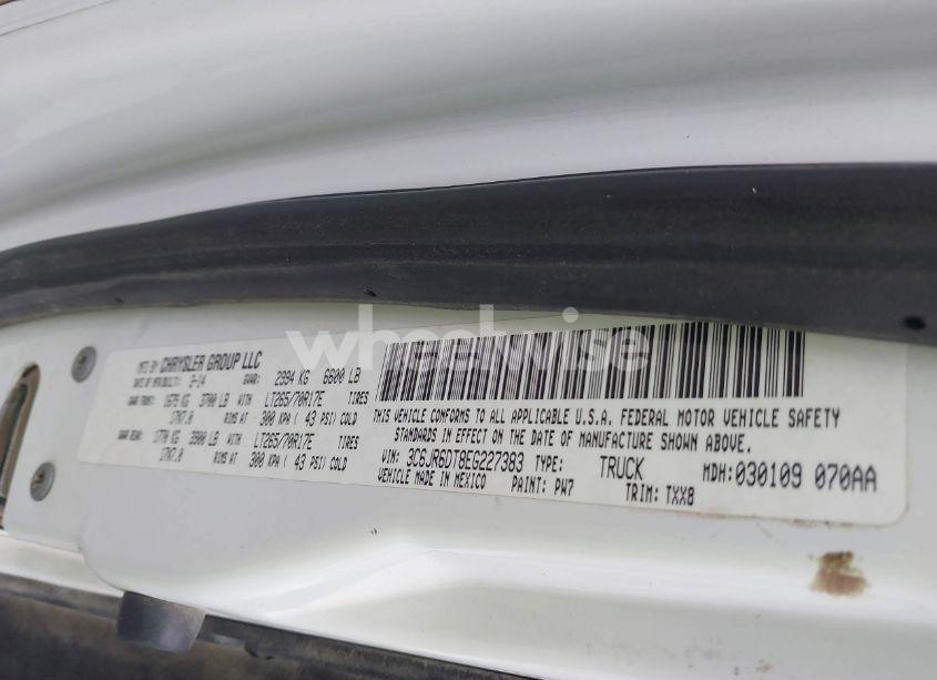 Photo 9 of 2014 Ram 1500 TRADESMAN (VIN 3C6JR6DT8EG227383)