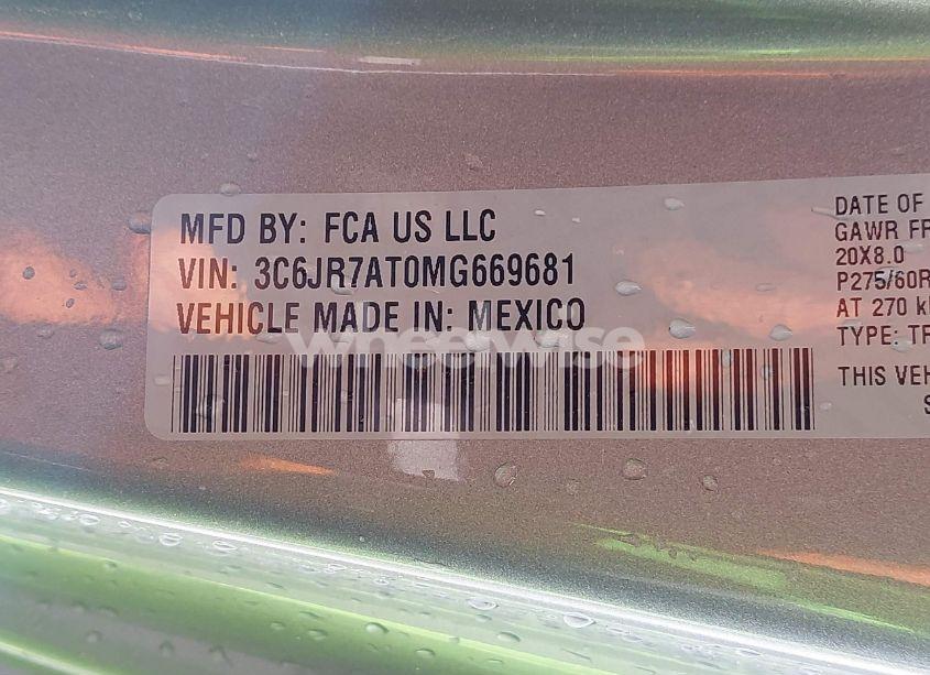 Photo 9 of 2021 Ram 1500 CLASSIC EXPRESS 4X4 6'4 BOX (VIN 3C6JR7AT0MG669681)