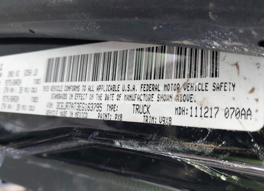 Photo 9 of 2014 Ram 1500 EXPRESS (VIN 3C6JR7AT3EG163795)
