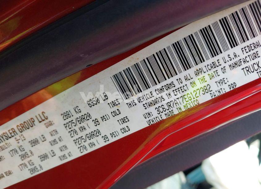 Photo 9 of 2014 Ram 1500 EXPRESS (VIN 3C6JR7AT7EG127382)