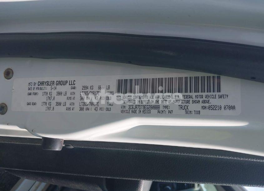 Photo 8 of 2014 Ram 1500 TRADESMAN (VIN 3C6JR7DT9EG280888)