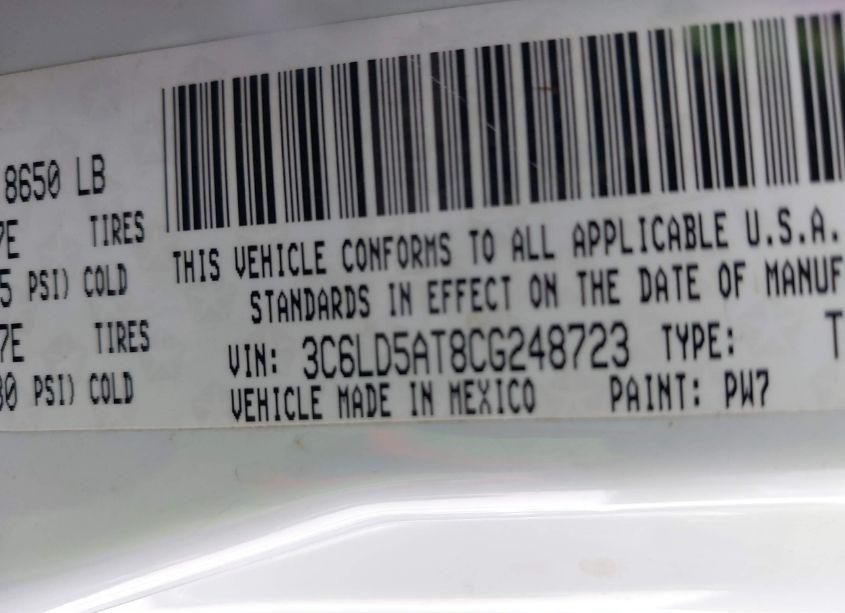 Photo 9 of 2012 Ram 2500 ST (VIN 3C6LD5AT8CG248723)