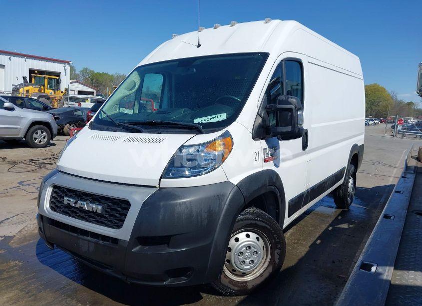 Photo 2 of 2021 Ram Promaster 1500 HIGH ROOF 136 WB (VIN 3C6LRVBG5ME506650)