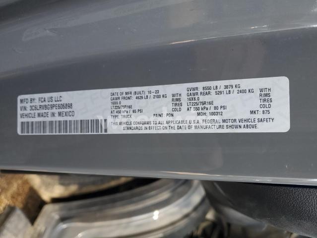 Photo 10 of 2023 RAM PROMASTER 1500 1500 HIGH (VIN 3C6LRVBG9PE606898)