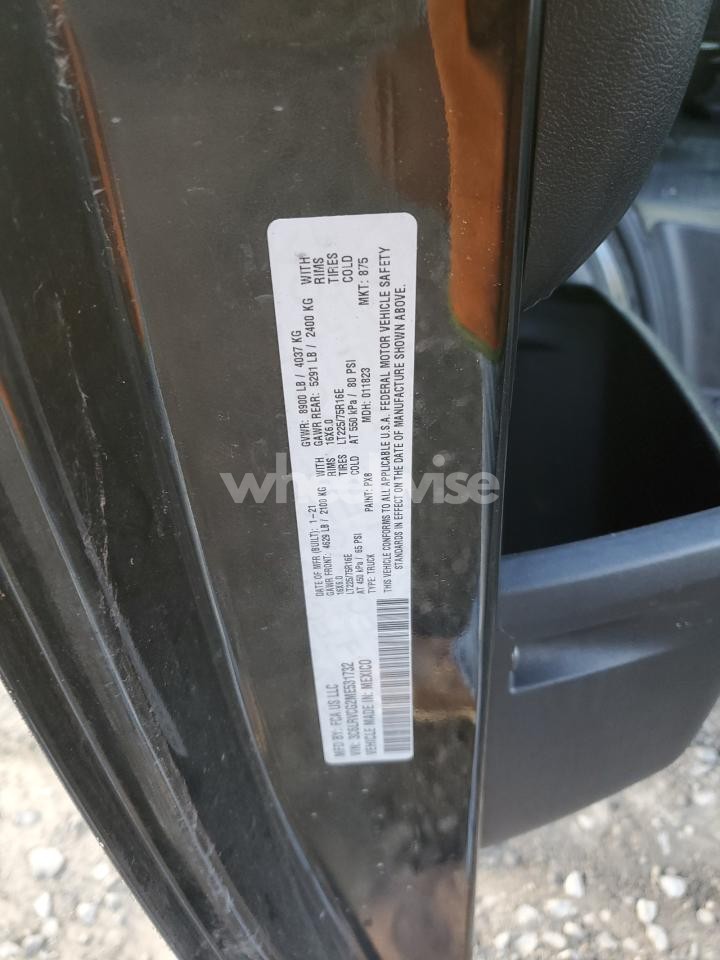 Photo 13 of 2021 MHOM RAM PRO MASTER (VIN 3C6LRVCG2ME531732)