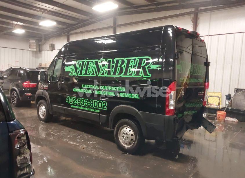 Photo 3 of 2022 Ram Promaster 2500 HIGH ROOF 136 WB (VIN 3C6LRVCGXNE120838)