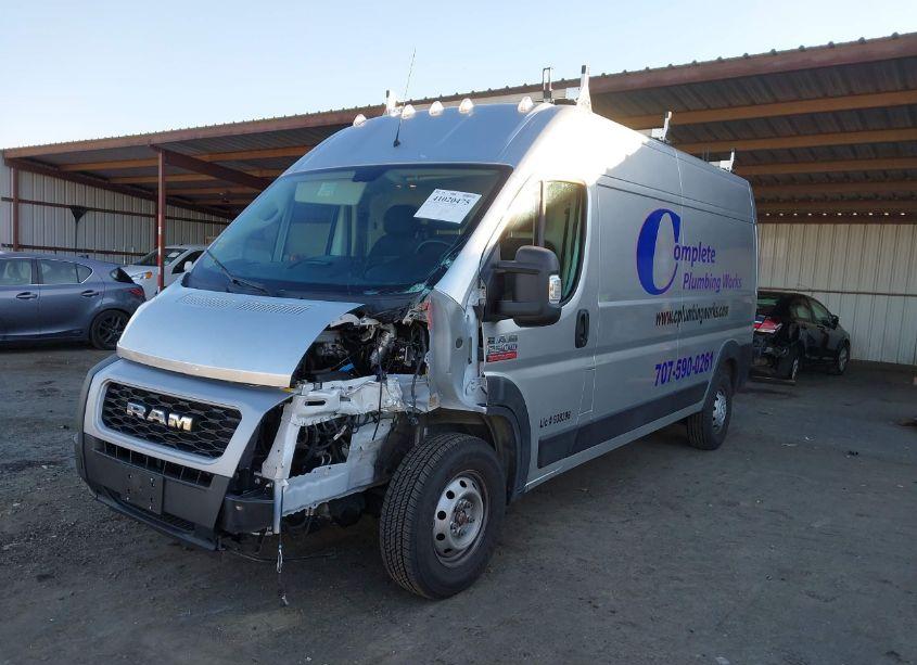 Photo 2 of 2021 Ram Promaster 2500 HIGH ROOF 159 WB (VIN 3C6LRVDG2ME531163)