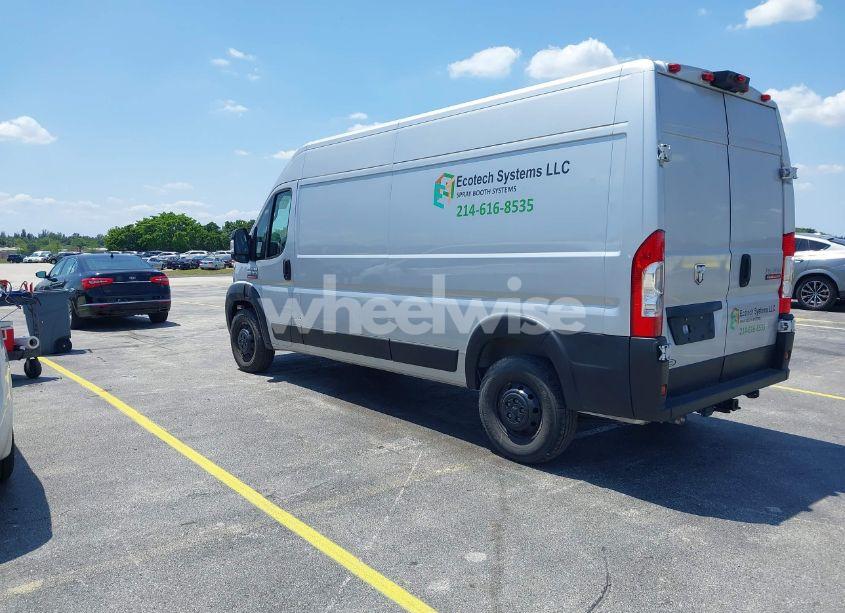 Photo 3 of 2022 Ram Promaster 2500 HIGH ROOF 159 WB (VIN 3C6LRVDG2NE123344)