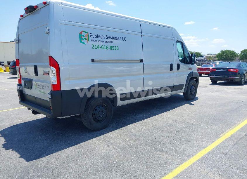 Photo 4 of 2022 Ram Promaster 2500 HIGH ROOF 159 WB (VIN 3C6LRVDG2NE123344)
