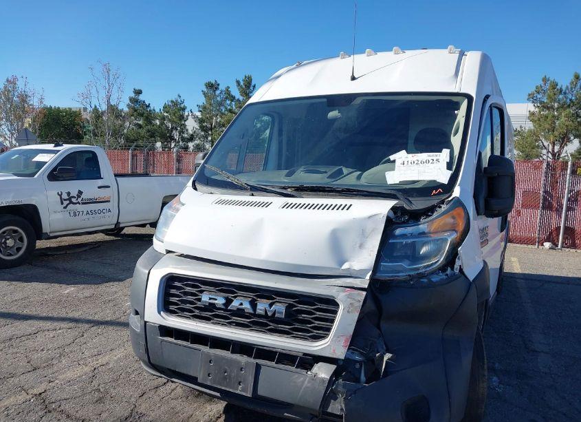 Photo 6 of 2021 Ram Promaster 2500 HIGH ROOF 159 WB (VIN 3C6LRVDG4ME526532)