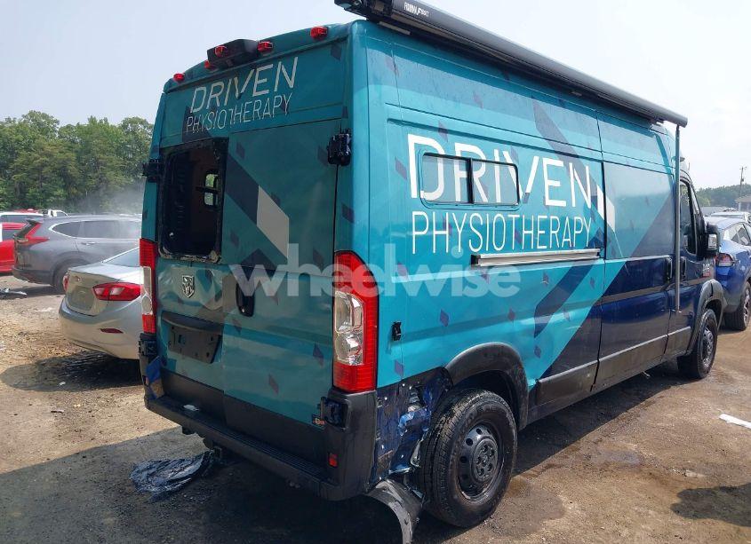 Photo 4 of 2022 Ram Promaster 2500 HIGH ROOF 159 WB (VIN 3C6LRVDG4NE106593)