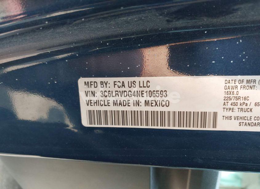 Photo 9 of 2022 Ram Promaster 2500 HIGH ROOF 159 WB (VIN 3C6LRVDG4NE106593)