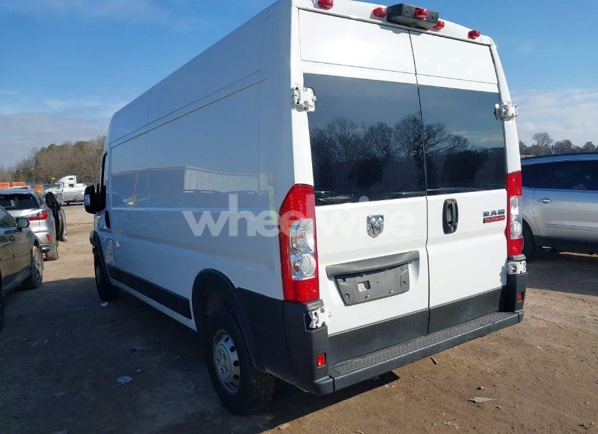 Photo 3 of 2021 Ram Promaster 2500 HIGH ROOF 159 WB (VIN 3C6LRVDG5ME513692)