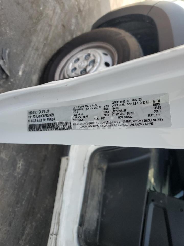 Photo 13 of 2023 RAM PROMASTER 2500 DELIVERY VAN (VIN 3C6LRVDG6PE589068)