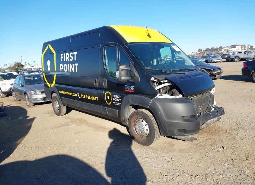 2022 Ram Promaster 2500 HIGH ROOF 159 WB (VIN 3C6LRVDGXNE123348) main photo