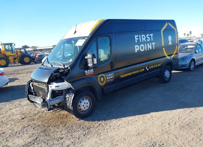 Photo 2 of 2022 Ram Promaster 2500 HIGH ROOF 159 WB (VIN 3C6LRVDGXNE123348)