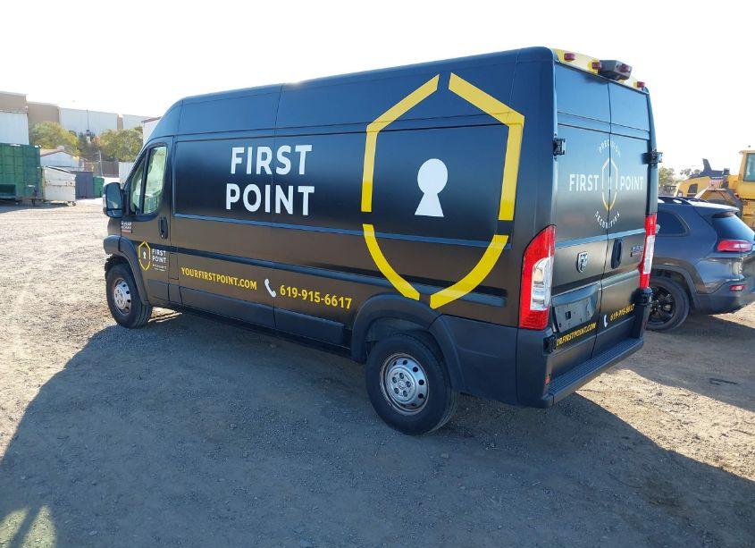 Photo 3 of 2022 Ram Promaster 2500 HIGH ROOF 159 WB (VIN 3C6LRVDGXNE123348)