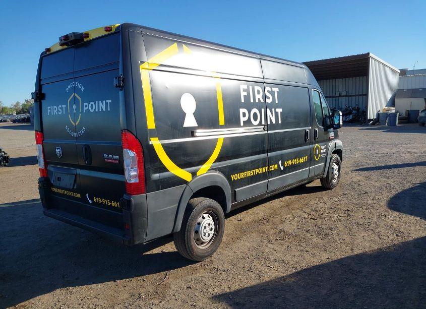 Photo 4 of 2022 Ram Promaster 2500 HIGH ROOF 159 WB (VIN 3C6LRVDGXNE123348)