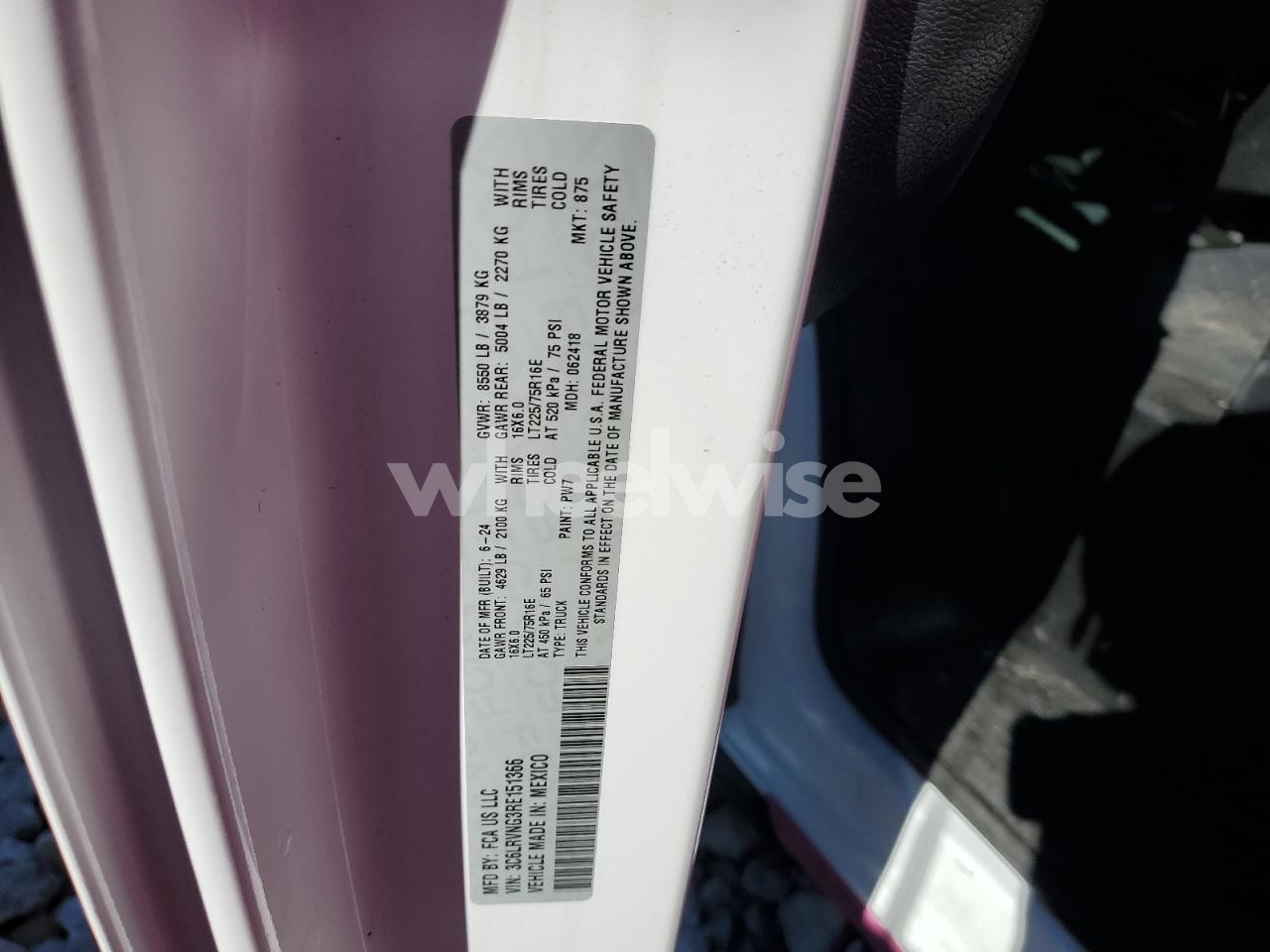 Photo 12 of 2024 RAM PROMASTER 1500 1500 STANDARD (VIN 3C6LRVNG3RE151366)