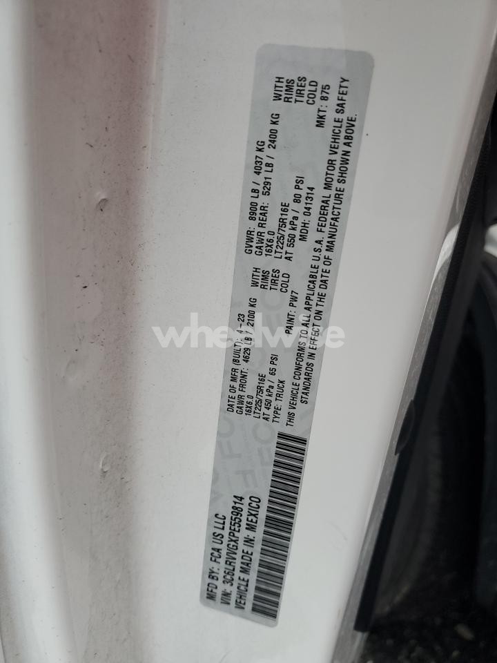 Photo 13 of 2023 RAM PROMASTER 2500 2500 STANDARD (VIN 3C6LRVVGXPE559814)