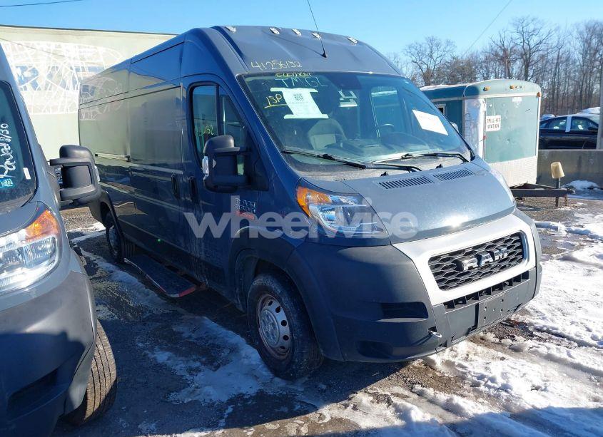 2021 Ram Promaster 3500 CARGO VAN HIGH ROOF 159 WB EXT (VIN 3C6MRVJG0ME549606) main photo