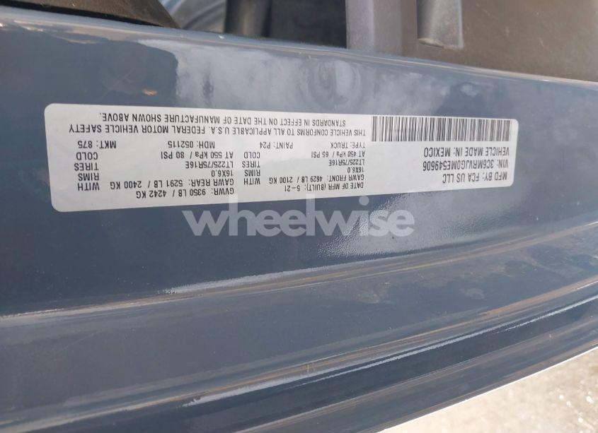 Photo 9 of 2021 Ram Promaster 3500 CARGO VAN HIGH ROOF 159 WB EXT (VIN 3C6MRVJG0ME549606)