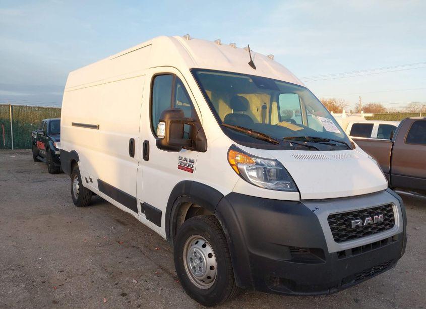 2022 Ram Promaster 3500 CARGO VAN HIGH ROOF 159 WB EXT (VIN 3C6MRVJG3NE125788) main photo