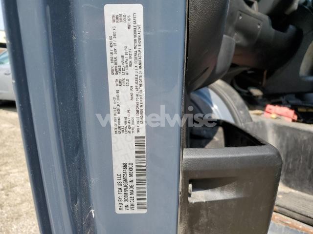 Photo 2 of 2021 RAM PROMASTER 3500 3500 HIGH (VIN 3C6MRVJG5ME544868)