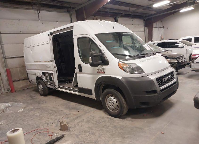 2021 Ram Promaster 3500 CARGO VAN HIGH ROOF 159 WB EXT (VIN 3C6MRVJG8ME514764) main photo