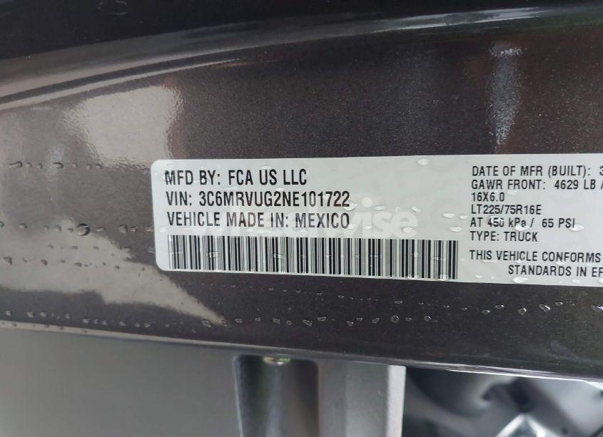 Photo 9 of 2022 Ram Promaster 3500 WINDOW VAN HIGH ROOF 159 WB EXT (VIN 3C6MRVUG2NE101722)