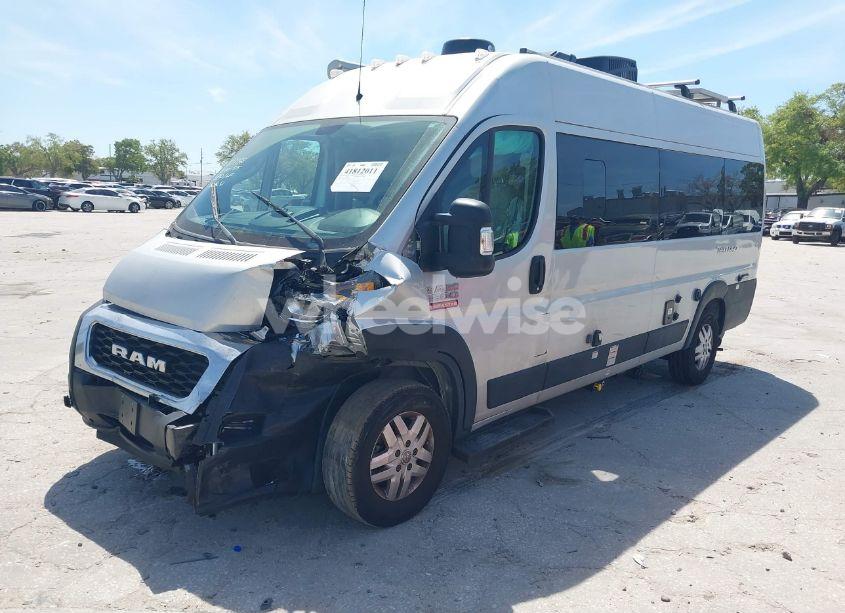 Photo 2 of 2021 Ram Promaster 3500 WINDOW VAN HIGH ROOF 159 WB EXT (VIN 3C6MRVUG5ME550939)