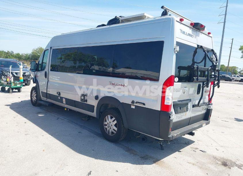 Photo 3 of 2021 Ram Promaster 3500 WINDOW VAN HIGH ROOF 159 WB EXT (VIN 3C6MRVUG5ME550939)