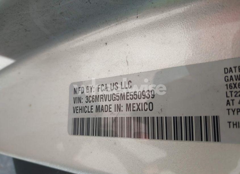 Photo 9 of 2021 Ram Promaster 3500 WINDOW VAN HIGH ROOF 159 WB EXT (VIN 3C6MRVUG5ME550939)